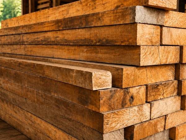 Assam Hollock Wood (Hollock) at Guru Kripa Timber & Plywood, Mohali — Punjab's largest timber range